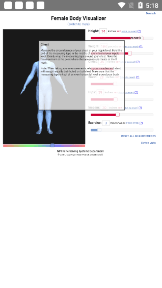 BODY VISUALIZER