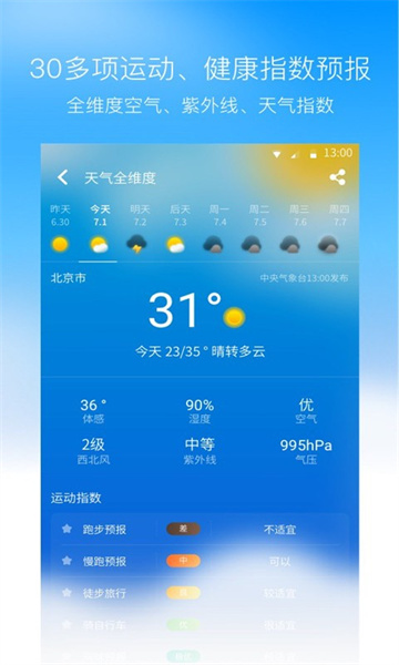 奈斯天气精简版截图3