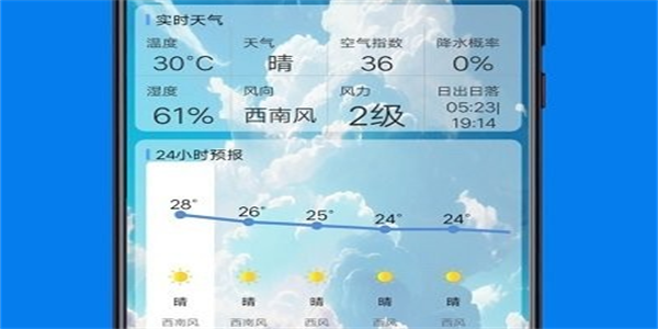 手机天气预报